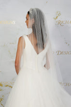 Load image into Gallery viewer, Sparkling Crystal Stripe Veil