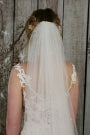 Load image into Gallery viewer, Rose gold pearl veil