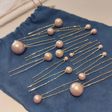 Load image into Gallery viewer, Hair Pearl Pins