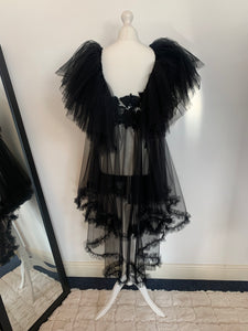 G I A - Black Tulle Top/Dress