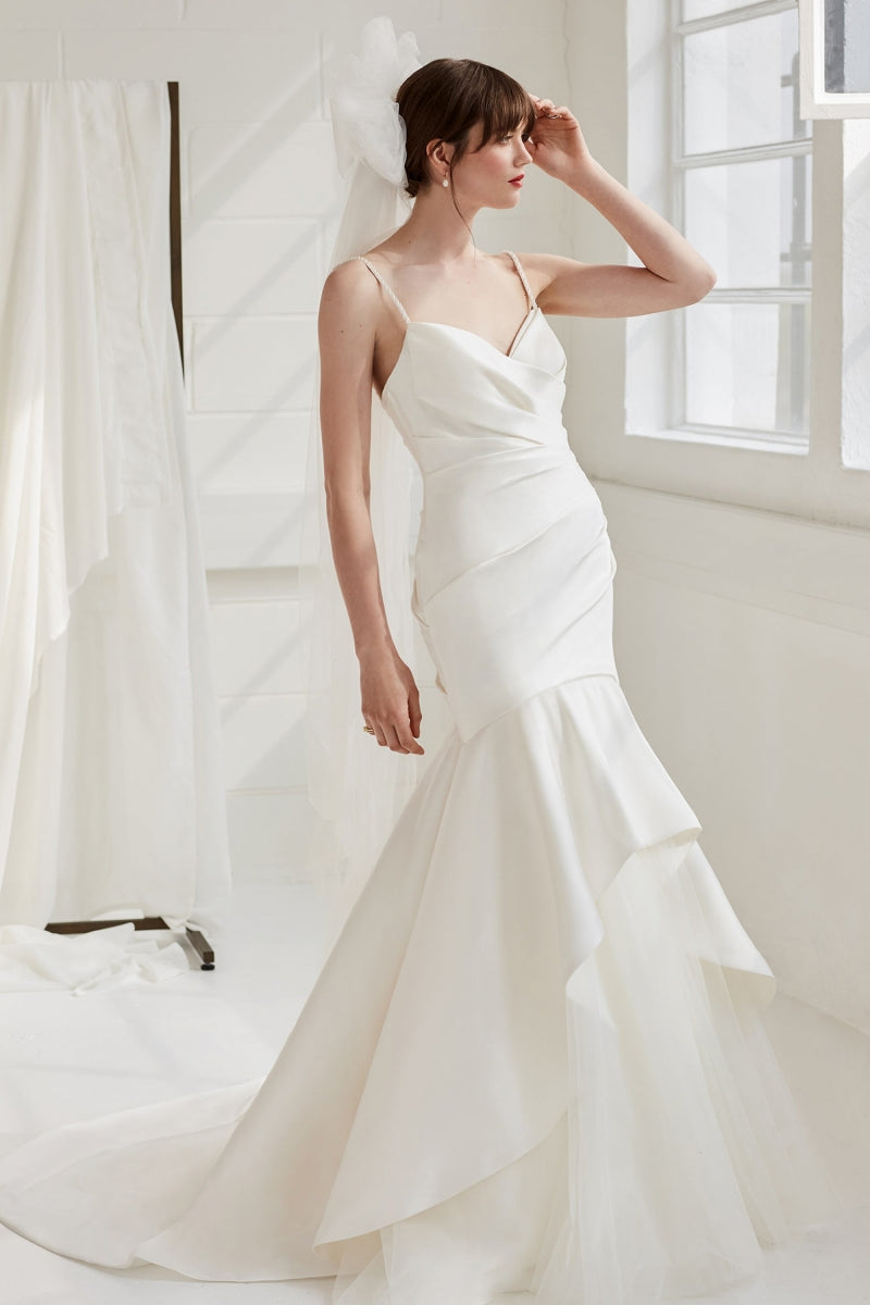 Beatrice - Ellis Ivory Fishtail Wedding Dress