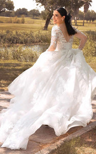 D3358 Essense of Australia wedding dress