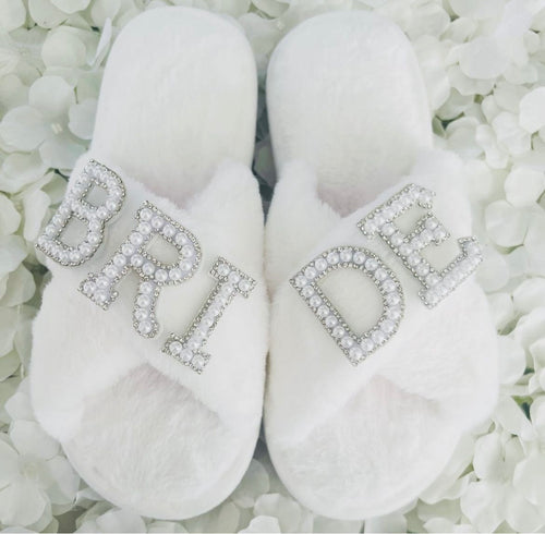 Fluffy BRIDE Slippers