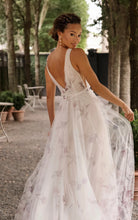Load image into Gallery viewer, D4165 - Essense of Australia Wedding Dress - Size 14 - Violet/Ivory