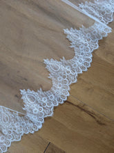 Load image into Gallery viewer, Essense of Australia Lace Mantilla Veil - May be Longer Lead Time