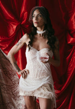 Load image into Gallery viewer, Delilah Beaded Bodice &amp; Feather Skirt