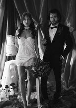 Load image into Gallery viewer, Delilah Beaded Bodice &amp; Feather Skirt
