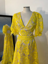 Load image into Gallery viewer, Margot Yellow Lace Dress