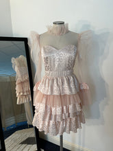 Load image into Gallery viewer, Blush Pink Ruffle Dress