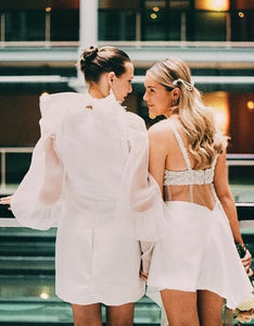 TALLI - SEQUIN & SATIN BRIDAL MINI