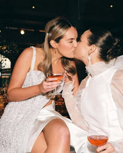 Load image into Gallery viewer, TALLI - SEQUIN &amp; SATIN BRIDAL MINI