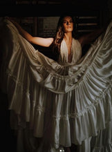 Load image into Gallery viewer, Tiano - Satin crepe tiered wedding dress