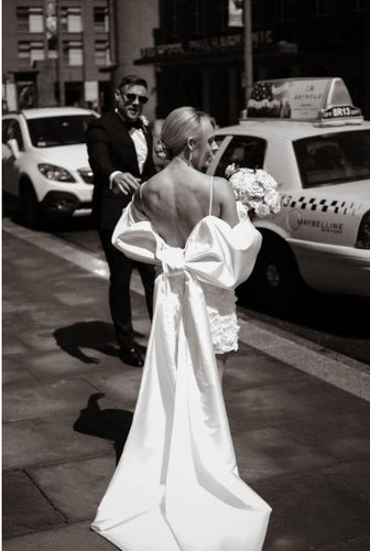 GIA // Beaded Bow Dress