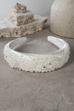 Load image into Gallery viewer, Applique &amp; Pearl Satin Hair Band