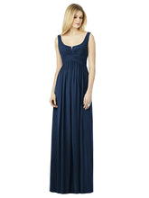 Load image into Gallery viewer, Scooped neckline dress in midnight