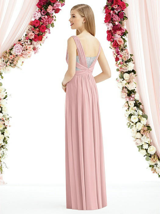 Rose Gold and Pink occasion dress