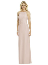 Load image into Gallery viewer, High neck lace and chiffon gown