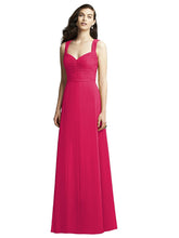 Load image into Gallery viewer, Full Length Chiffon Dress - Size 10 Fuchsia