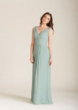 Load image into Gallery viewer, Clarendon Chiffon Dress with Crystal Detail - Size 12