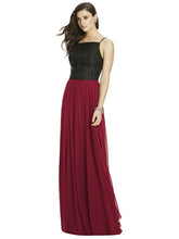Load image into Gallery viewer, chiffon skirt in burgundy