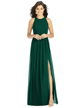 Load image into Gallery viewer, Full length hunter green dress