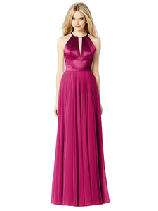 Purple full length occasion dress