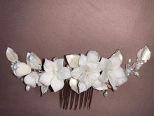 Load image into Gallery viewer, Lucy Silver Hair Comb