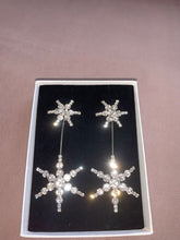 Load image into Gallery viewer, Vela Silver Statement Earrings