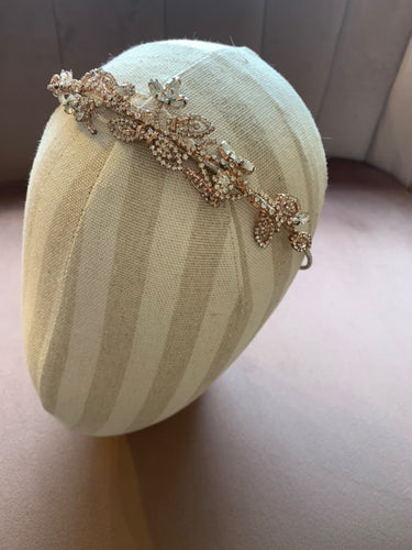 Rose Gold Leaf Tiara
