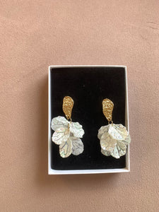 Freya Earrings Gold and Iridescent