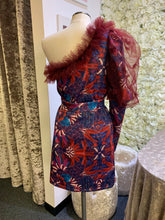 Load image into Gallery viewer, Abstract One-Sleeves Dress
