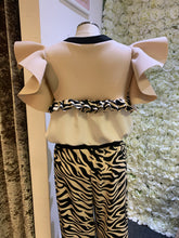 Load image into Gallery viewer, Love Zebra - Nude Frill Top No Sleeves