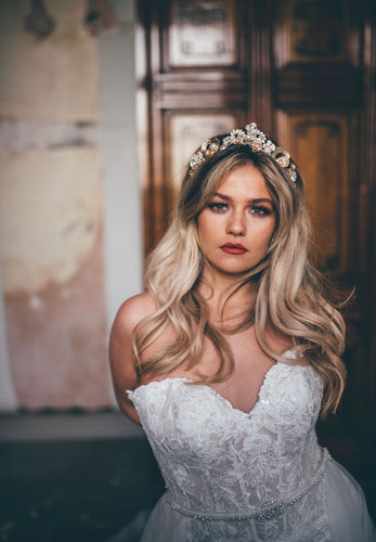 Gold Flower Crown
