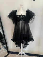Load image into Gallery viewer, G I A - Black Tulle Top/Dress